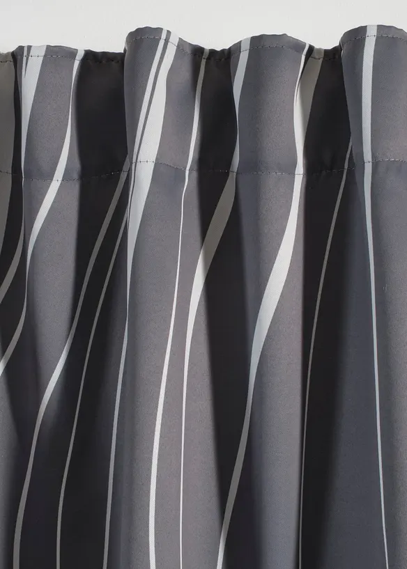 M&oslash;rkleggingsgardin med resirkulert polyester (1-pack), bonprix