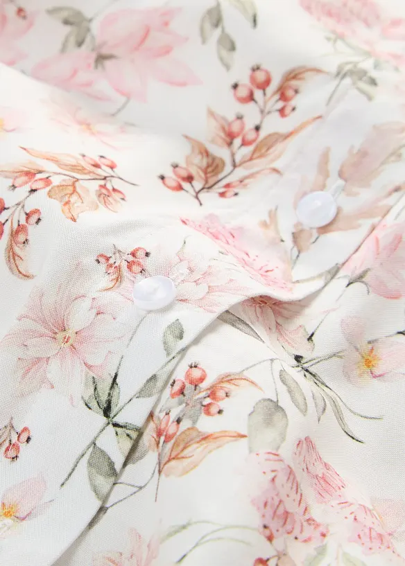 Bluse i viskose med pent fall, bonprix