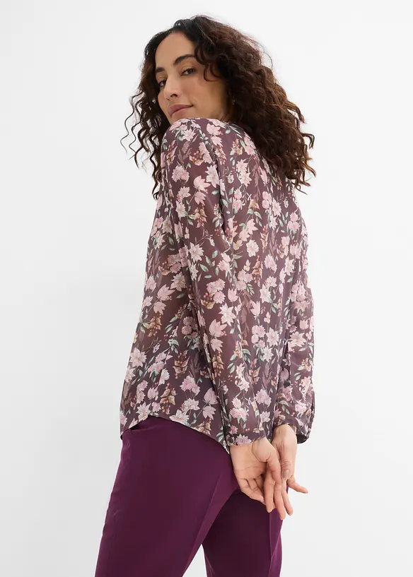 Bluse i chiffon, bonprix
