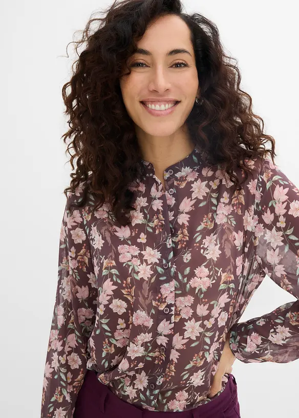 Bluse i chiffon, bonprix
