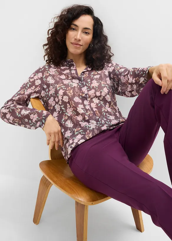 Bluse i chiffon, bonprix