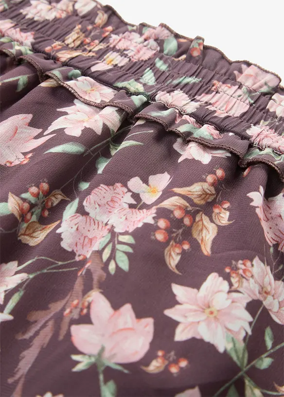 Midiskj&oslash;rt i chiffon, bonprix