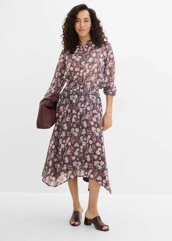Midiskj&oslash;rt i chiffon, bonprix