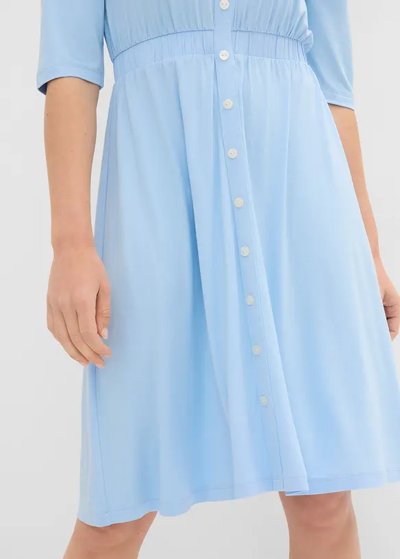 Jerseykjole i elastisk viskosemiks, bonprix