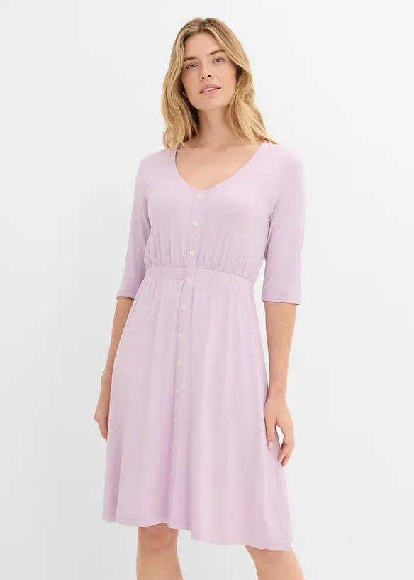 Jerseykjole i viskosemiks, bonprix