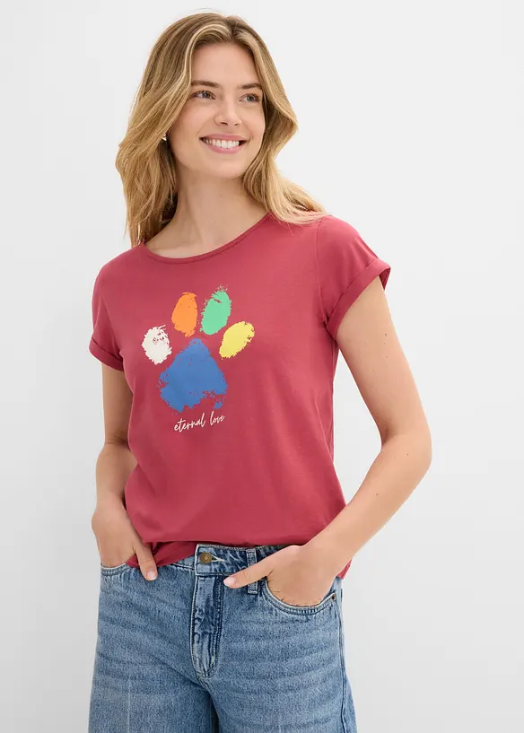 T-skjorte i 100% bomull, bonprix