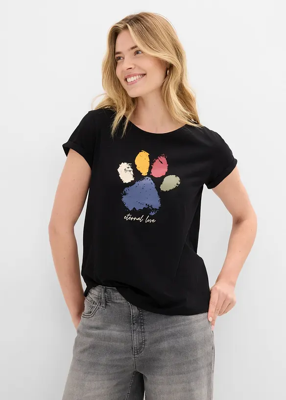 T-skjorte i 100% bomull, bonprix