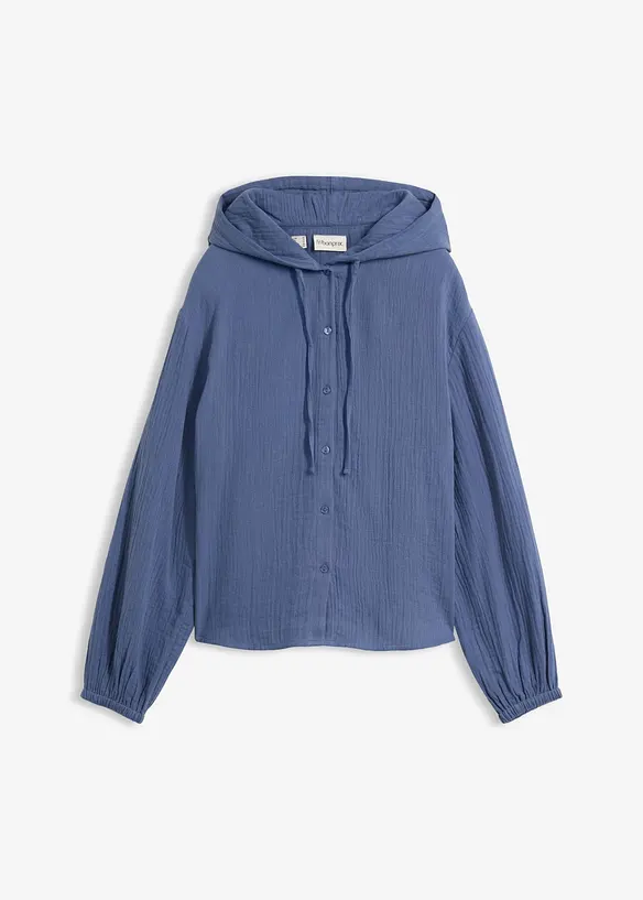 Hettegenser i 100% bomull, bonprix