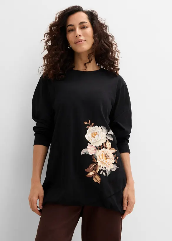 Lang topp i 100% bomull, bonprix