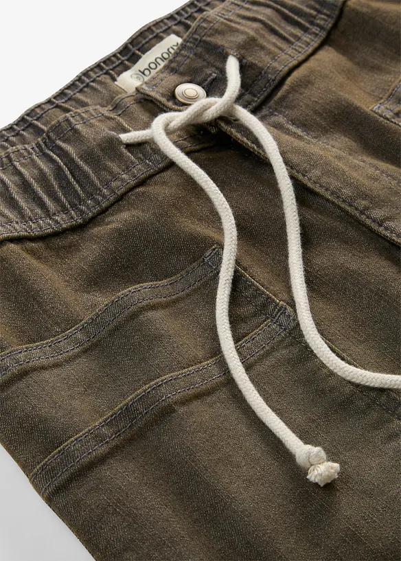 Straight Jeans High waist cropped, bonprix