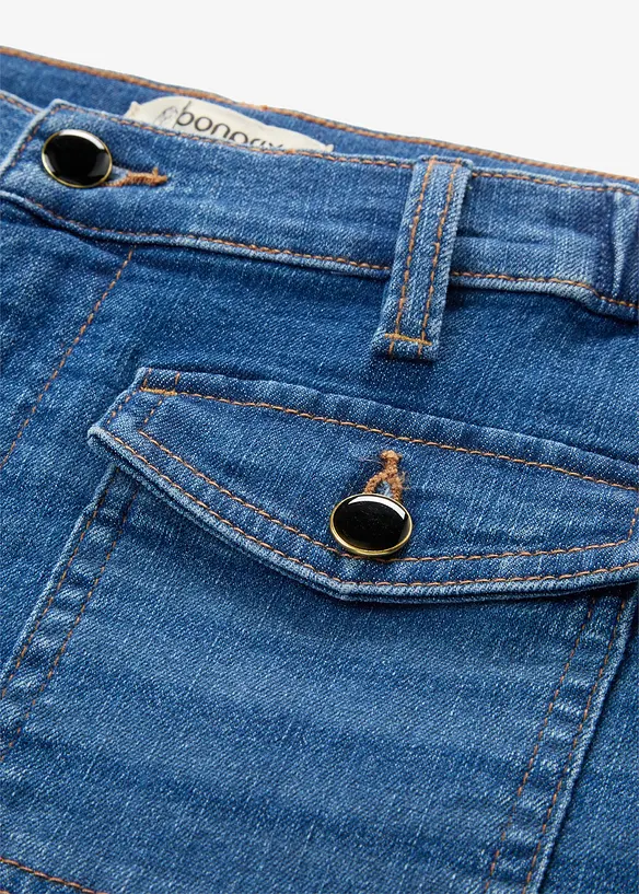 Wide leg-jeans High waist, bonprix