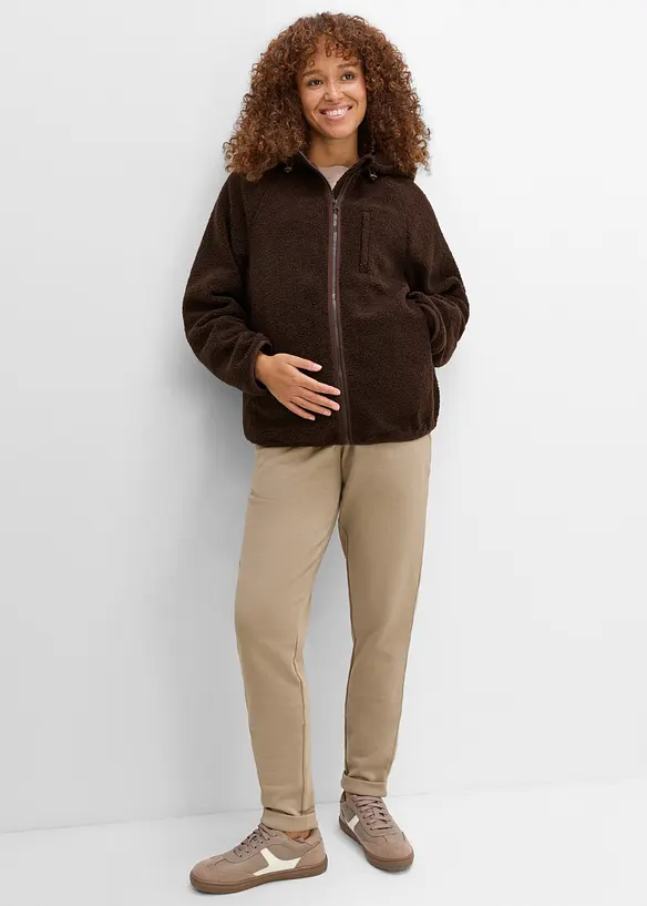 3i1 mama jakke i pilefleece, bonprix