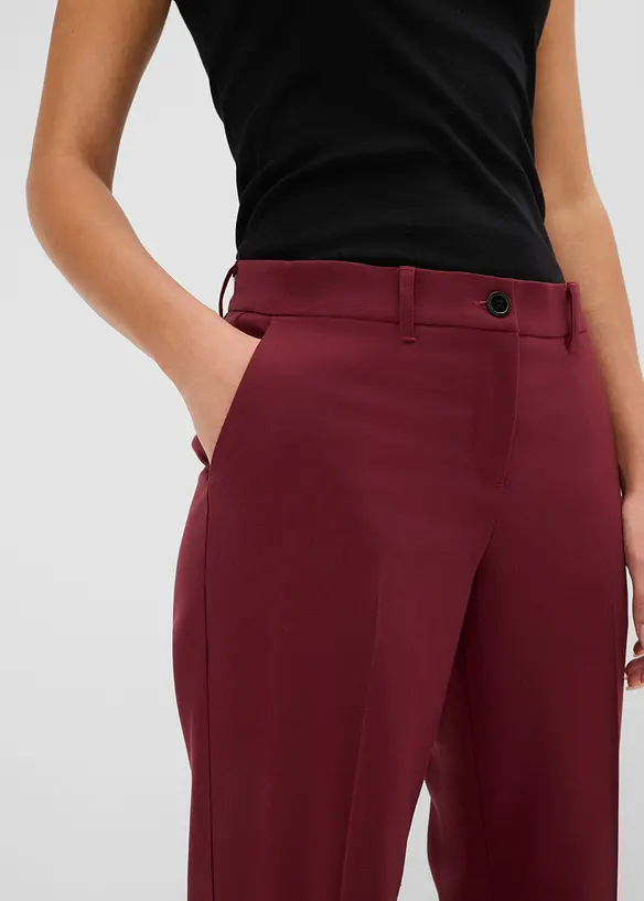 Dressbukse med press, bonprix