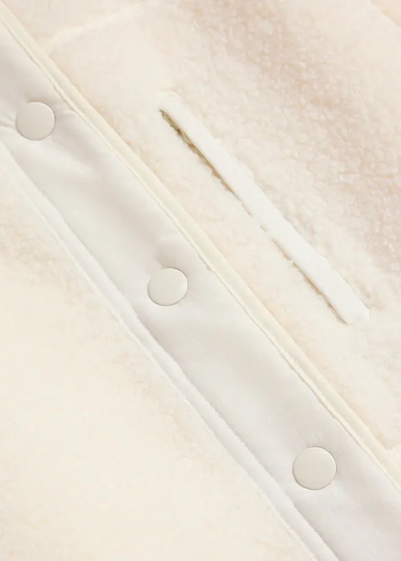 Mamma- og b&aelig;rejakke i teddyfleece, bonprix