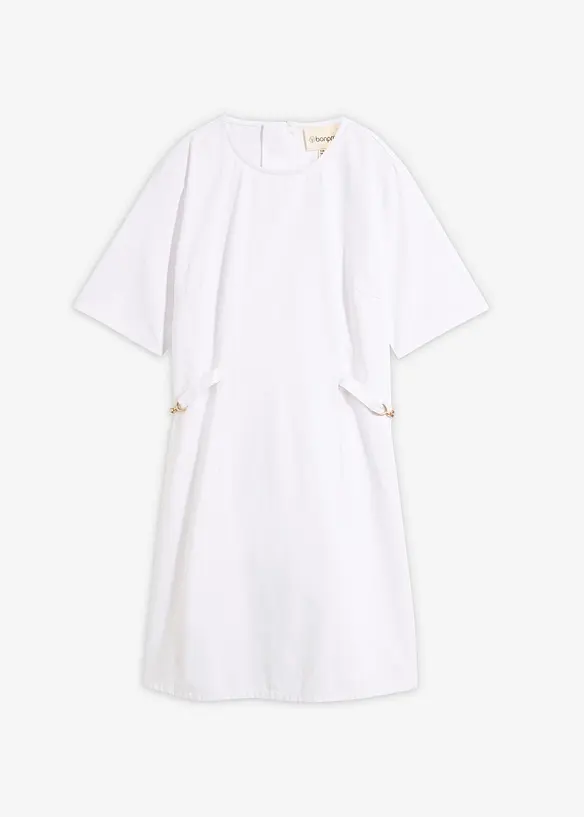 Jeanskjole av bomull med stretch, bonprix