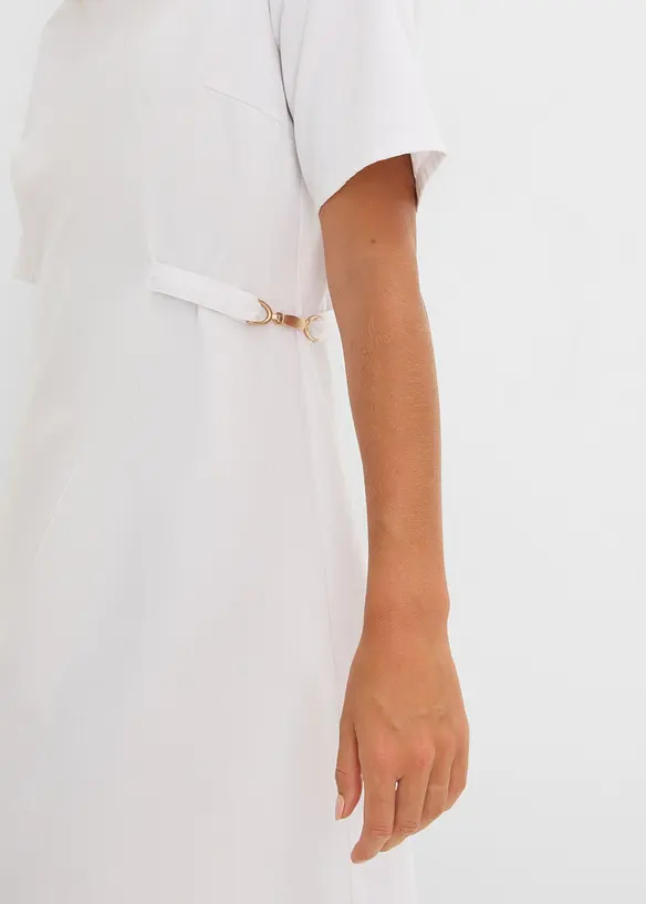 Jeanskjole av bomull med stretch, bonprix