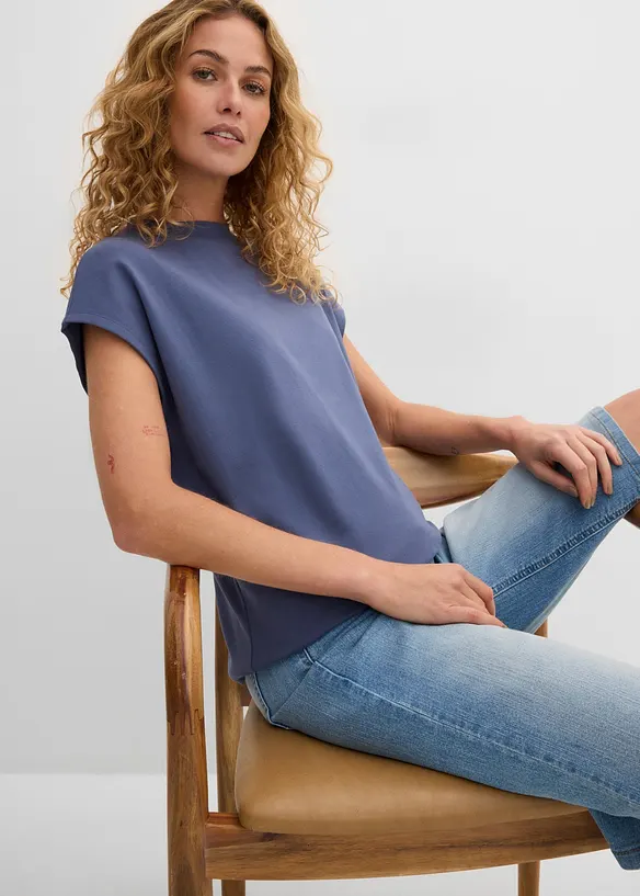 T-skjorte i 100% &oslash;kologisk bomull (2-pack), bonprix