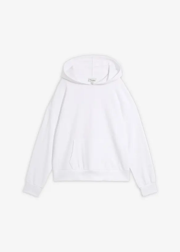 Oversized hettegenser i myk bomullmiks, bonprix
