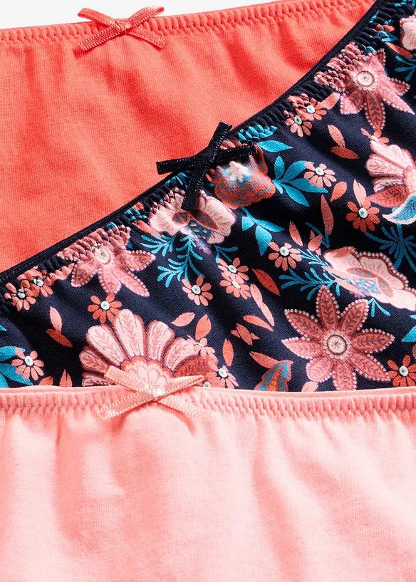 High waist truse med bomull (4-pack), bonprix