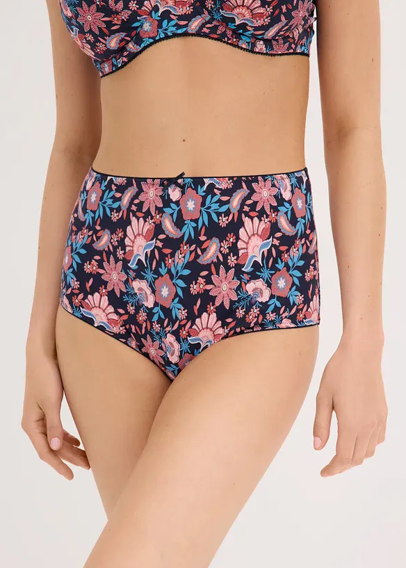 High waist truse med bomull (4-pack), bonprix