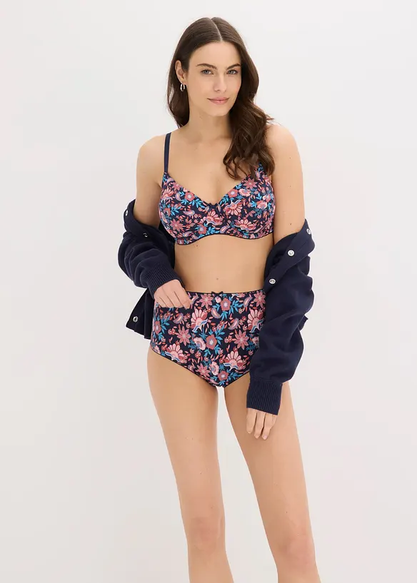 High waist truse med bomull (4-pack), bonprix
