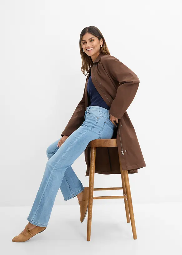 Bootcut-jeans Mid Waist, Komfort-Stretch, bonprix