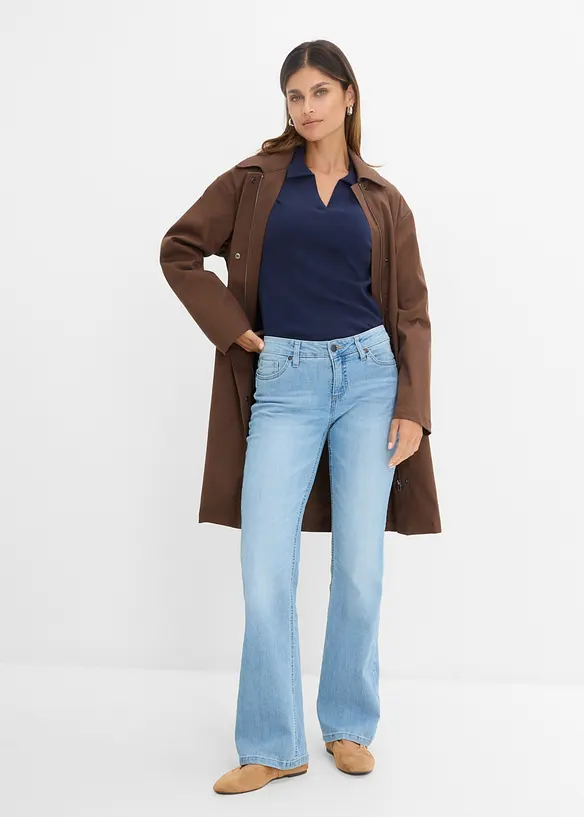 Bootcut-jeans Mid Waist, Komfort-Stretch, bonprix