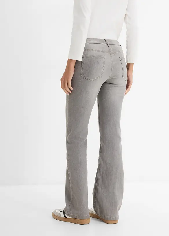 Bootcut-jeans Mid Waist, Komfort-Stretch, bonprix