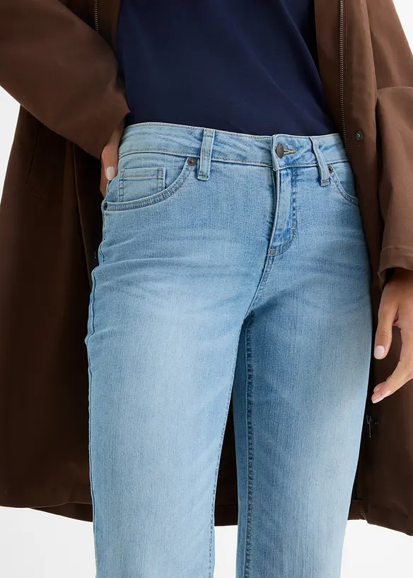 Bootcut-jeans Mid Waist, Komfort-Stretch, bonprix