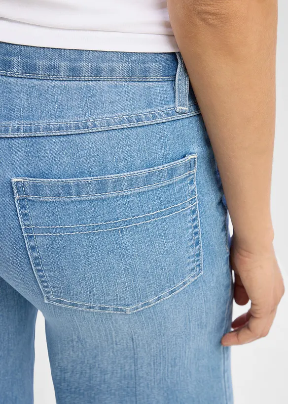 Mama jeans i elastisk denim, Full length, bonprix