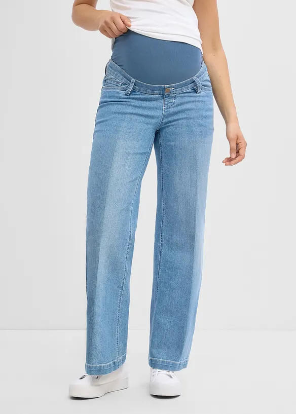 Mama jeans i elastisk denim, Full length, bonprix