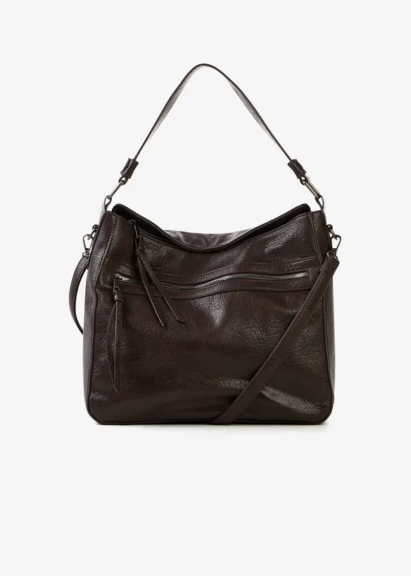 Shoppingveske med utvendig lomme, bonprix