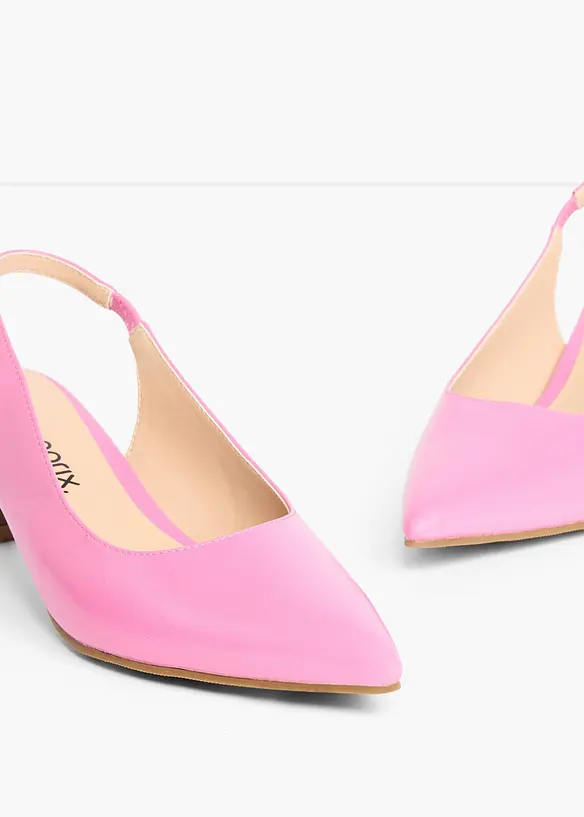 Slingbacks med kitten heels, bonprix