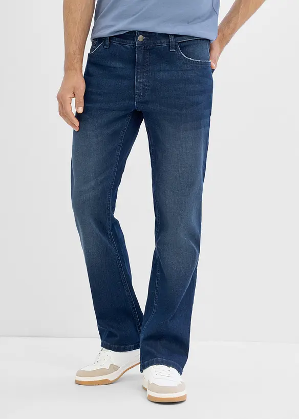 Regular fit jeans med stretchlinning, bootcut, bonprix