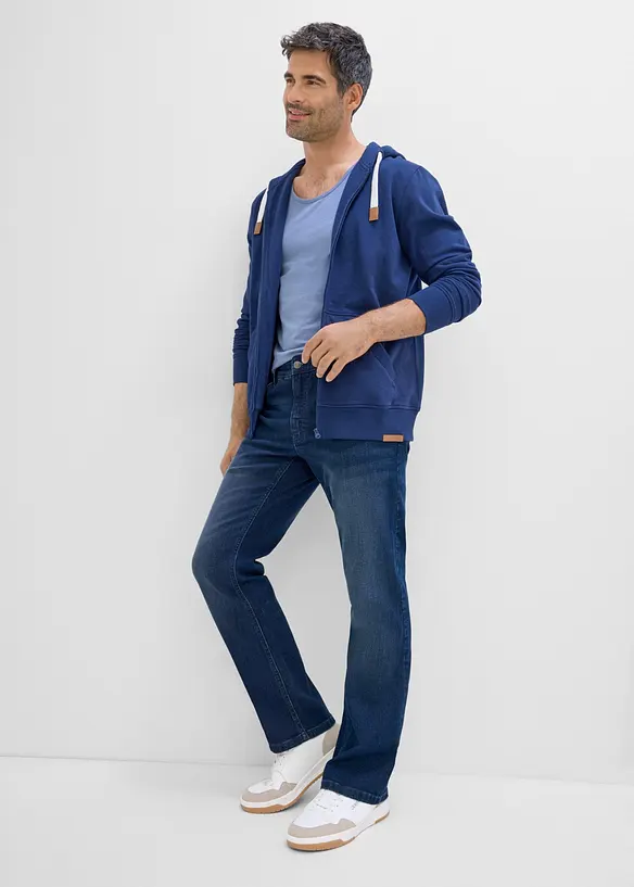 Regular fit jeans med stretchlinning, bootcut, bonprix
