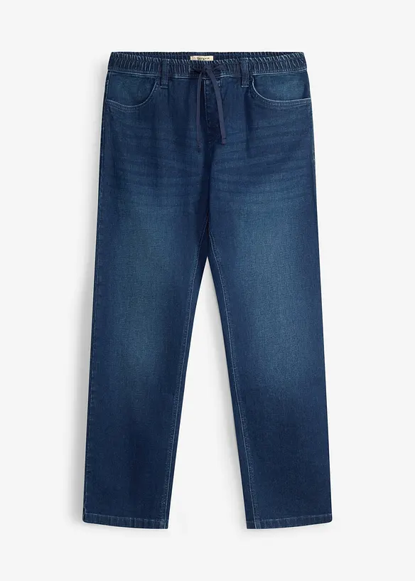 Relaxed fit jeans med stretchlinning, straight, bonprix