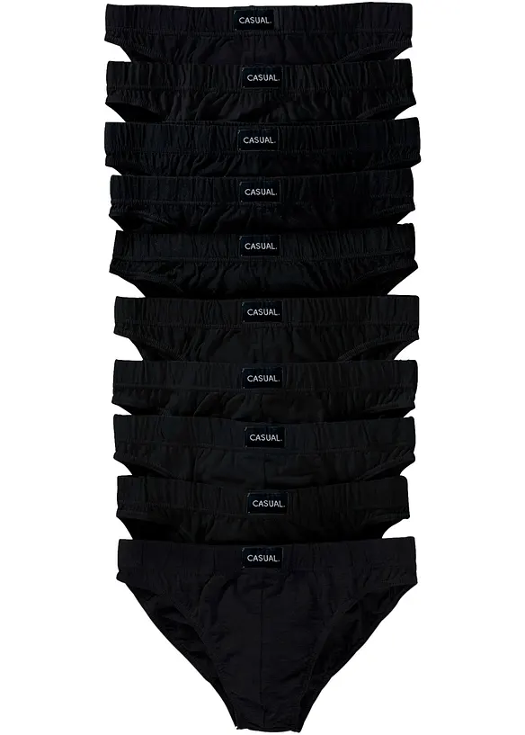 Truse med myk bomull (10-pack), bonprix