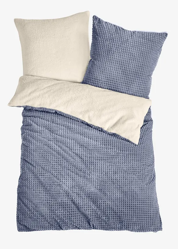 Vendbart Cashmere Touch-sengesett med relieffstruktur, bonprix