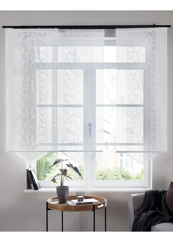 Panelgardin i jacquard (1-pack), bonprix