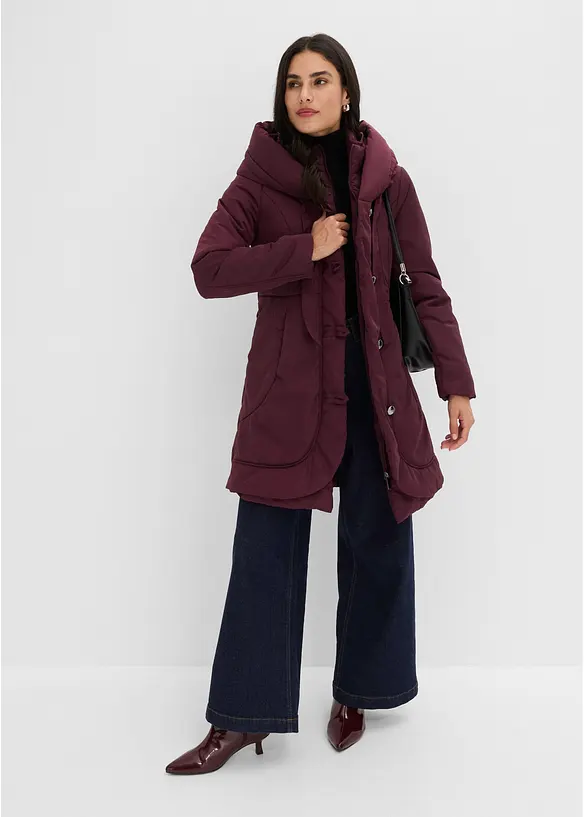 Kort k&aring;pe i loose fit, bonprix
