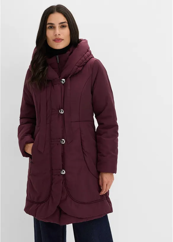 Kort k&aring;pe i loose fit, bonprix