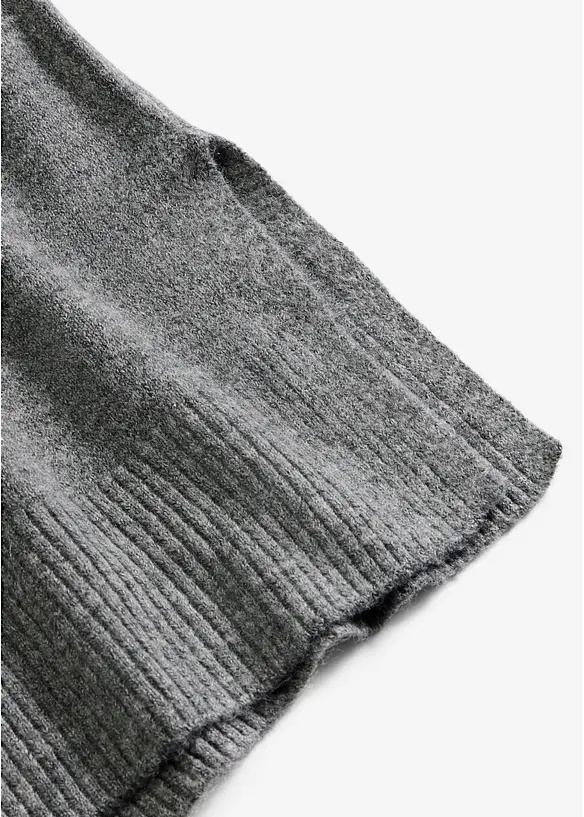 Oversized, strikket midikjole, bonprix