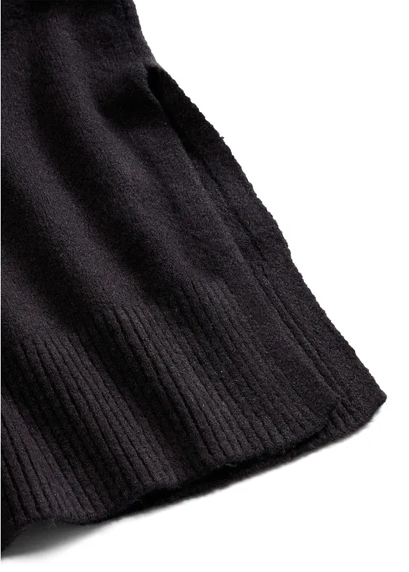 Oversized, strikket midikjole, bonprix