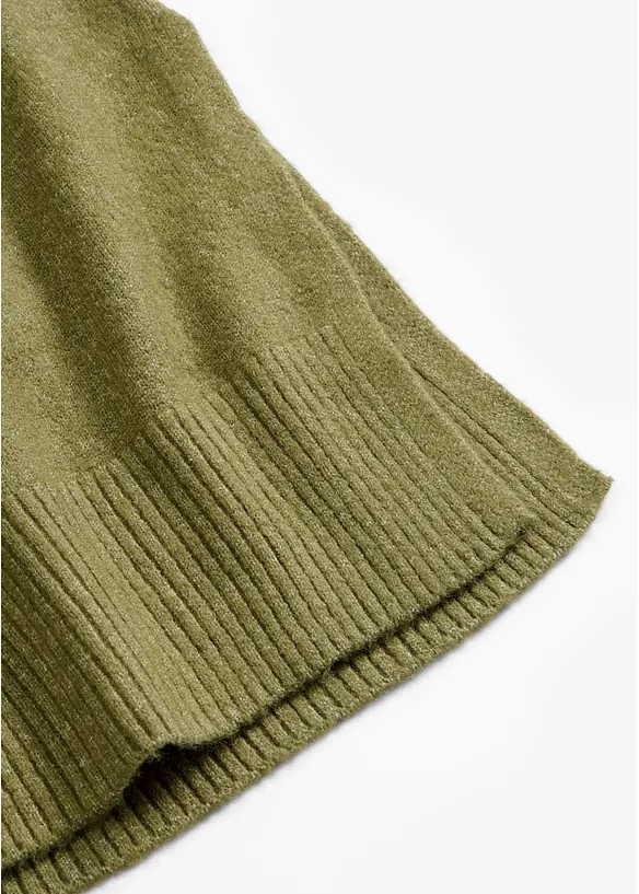 Oversized, strikket midikjole, bonprix