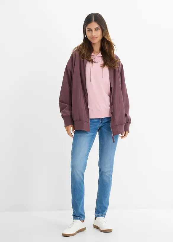 Straight-jeans Mid Waist, Stretch, bonprix