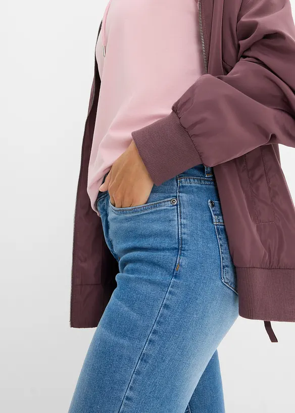 Straight-jeans Mid Waist, Stretch, bonprix