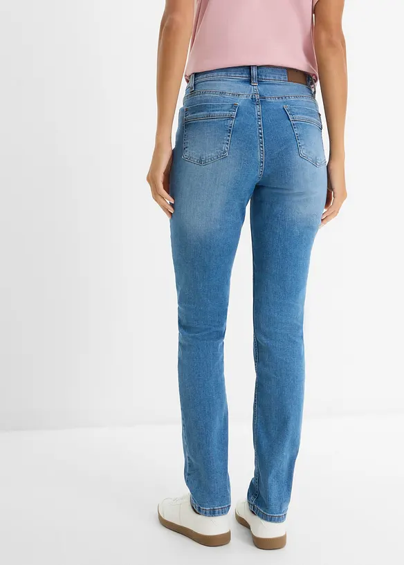 Straight-jeans Mid Waist, Stretch, bonprix