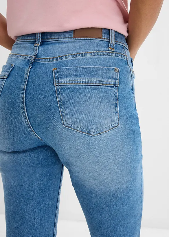Straight-jeans Mid Waist, Stretch, bonprix