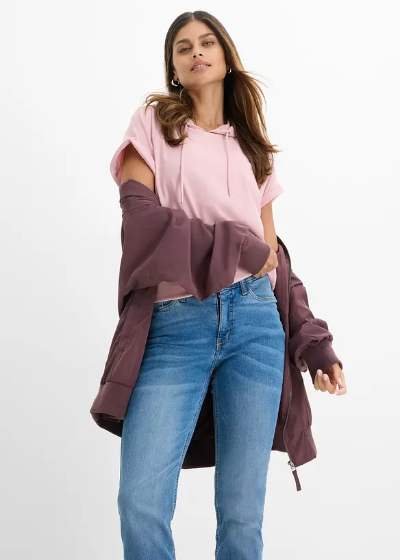 Straight-jeans Mid Waist, Stretch, bonprix