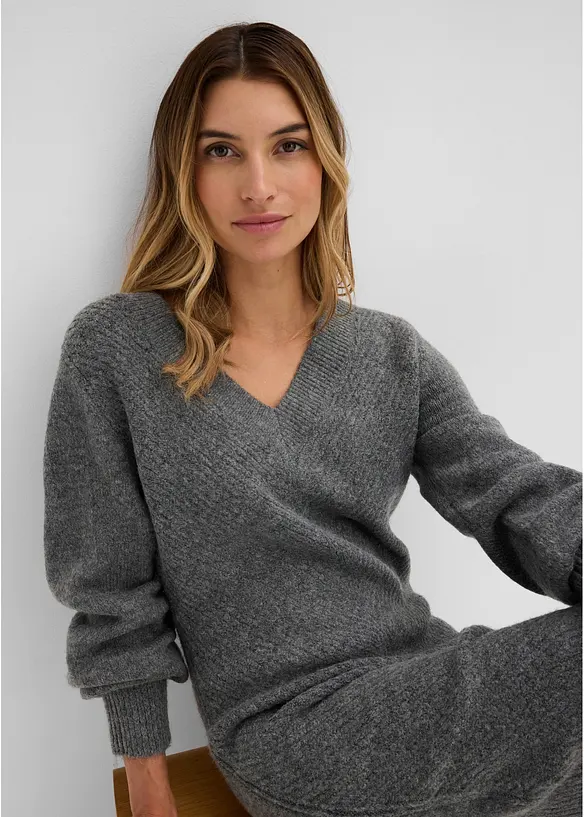 Strikket kjole, bonprix